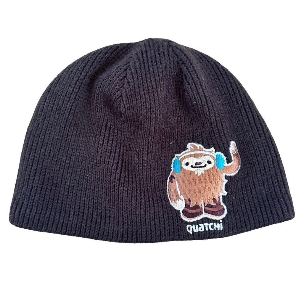 Unbranded ~ Made in Canada ~ Brown Quatchi Beanie ~ 2010 Vancouver Olympics